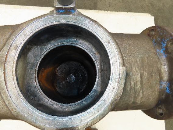 Hayward Model 72 Simplex 6" Inline Basket Strainer Cast Iron Flanged -No Basket