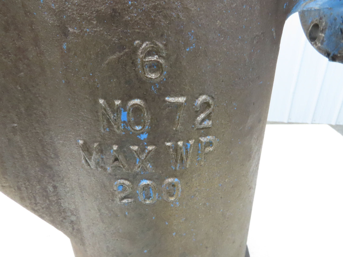 Hayward Model 72 Simplex 6" Inline Basket Strainer Cast Iron Flanged -No Basket