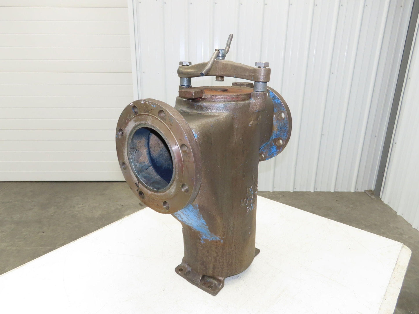 Hayward Model 72 Simplex 6" Inline Basket Strainer Cast Iron Flanged -No Basket