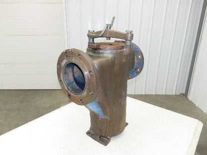 Hayward Model 72 Simplex 6" Inline Basket Strainer Cast Iron Flanged -No Basket