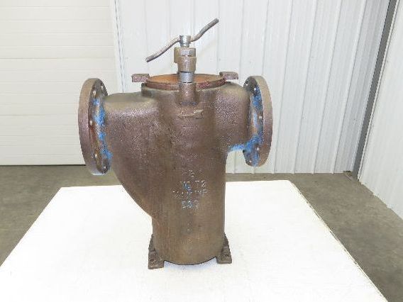 Hayward Model 72 Simplex 6" Inline Basket Strainer Cast Iron Flanged -No Basket