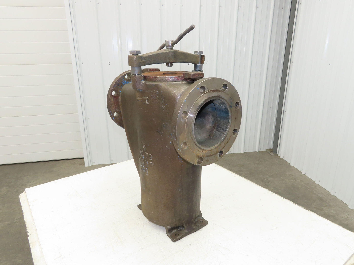 Hayward Model 72 Simplex 6" Inline Basket Strainer Cast Iron Flanged -No Basket