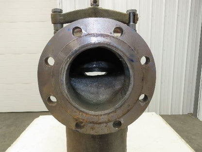 Hayward Model 72 Simplex 6" Inline Basket Strainer Cast Iron Flanged -No Basket