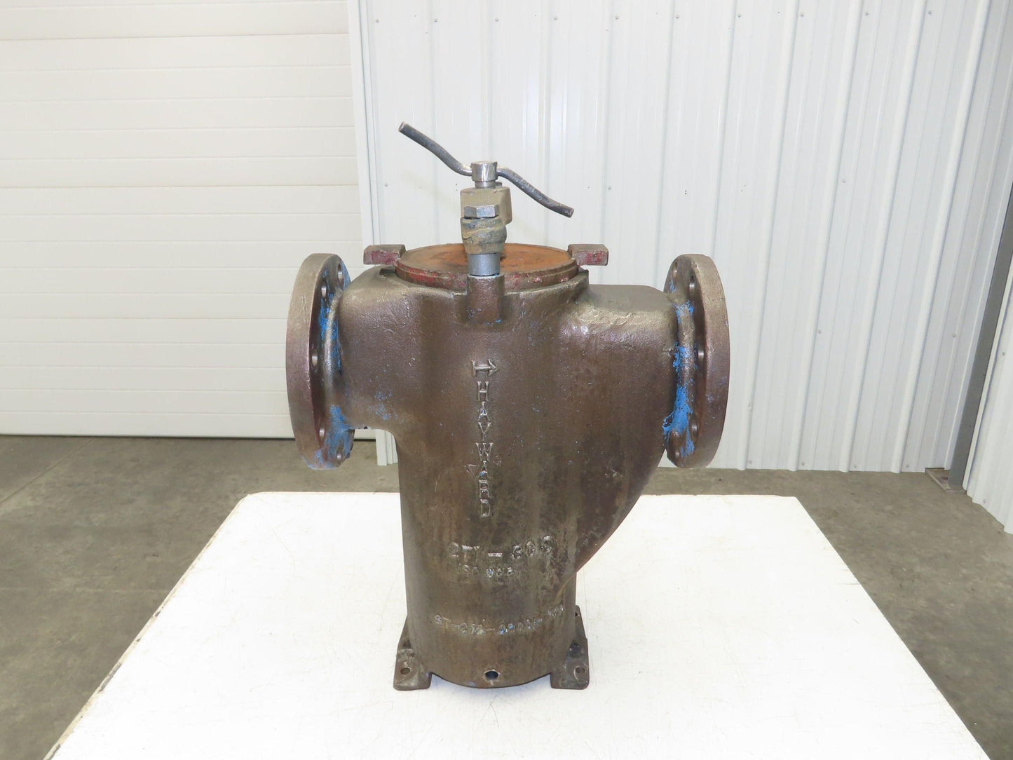 Hayward Model 72 Simplex 6" Inline Basket Strainer Cast Iron Flanged -No Basket