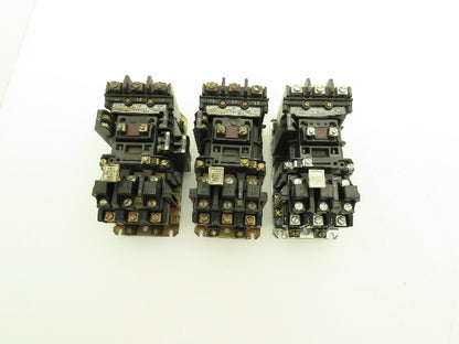 Allen Bradley 509-AOD Motor Starter 3Ph 575v 5Hp Overload Relay NEMA 0 Lot of 3