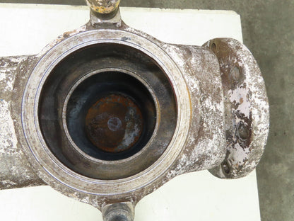 Hayward Model 72 Simplex 6" Inline Basket Strainer Cast Iron Flanged -No Basket