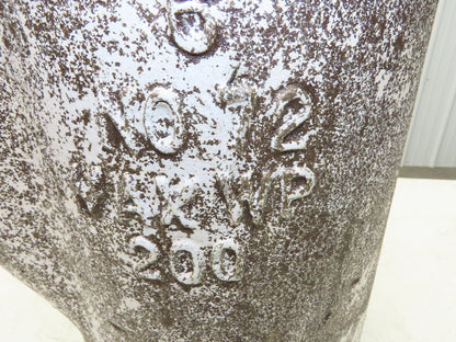 Hayward Model 72 Simplex 6" Inline Basket Strainer Cast Iron Flanged -No Basket