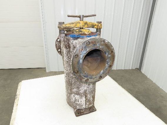 Hayward Model 72 Simplex 6" Inline Basket Strainer Cast Iron Flanged -No Basket