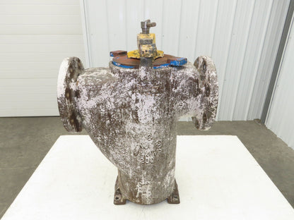 Hayward Model 72 Simplex 6" Inline Basket Strainer Cast Iron Flanged -No Basket