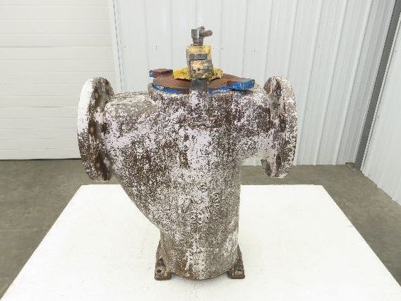 Hayward Model 72 Simplex 6" Inline Basket Strainer Cast Iron Flanged -No Basket