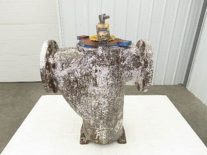 Hayward Model 72 Simplex 6" Inline Basket Strainer Cast Iron Flanged -No Basket