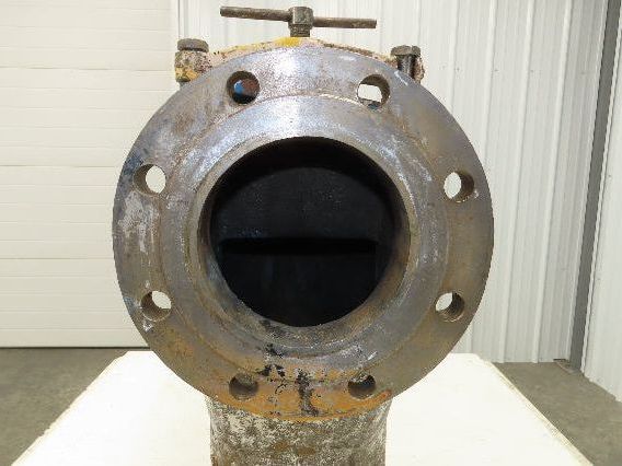 Hayward Model 72 Simplex 6" Inline Basket Strainer Cast Iron Flanged -No Basket