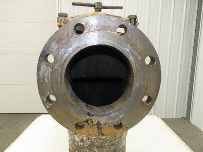 Hayward Model 72 Simplex 6" Inline Basket Strainer Cast Iron Flanged -No Basket