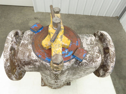 Hayward Model 72 Simplex 6" Inline Basket Strainer Cast Iron Flanged -No Basket