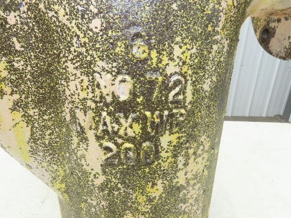 Hayward Model 72 Simplex 6" Inline Basket Strainer Cast Iron Flanged -No Basket