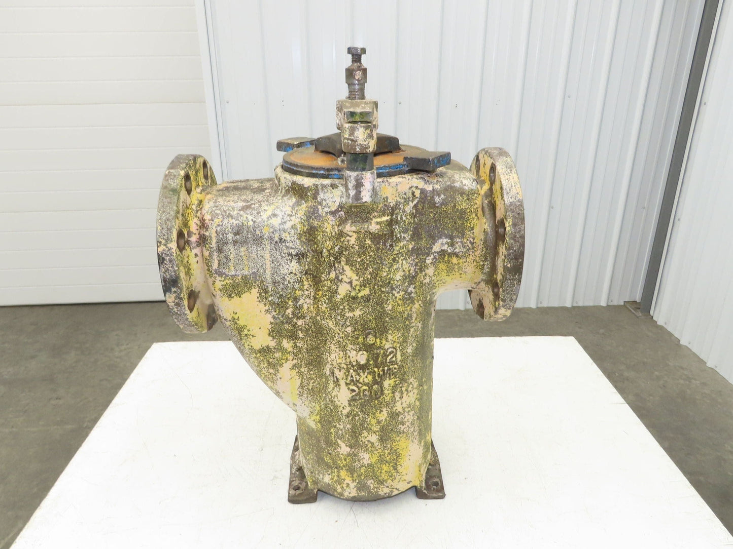 Hayward Model 72 Simplex 6" Inline Basket Strainer Cast Iron Flanged -No Basket