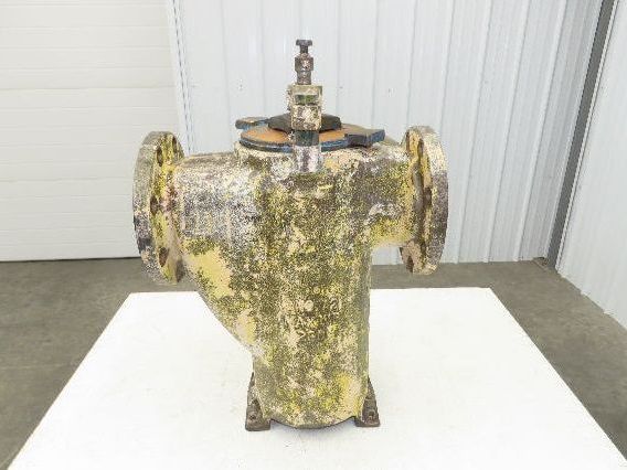 Hayward Model 72 Simplex 6" Inline Basket Strainer Cast Iron Flanged -No Basket