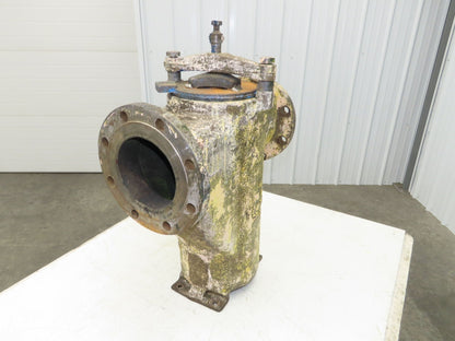 Hayward Model 72 Simplex 6" Inline Basket Strainer Cast Iron Flanged -No Basket