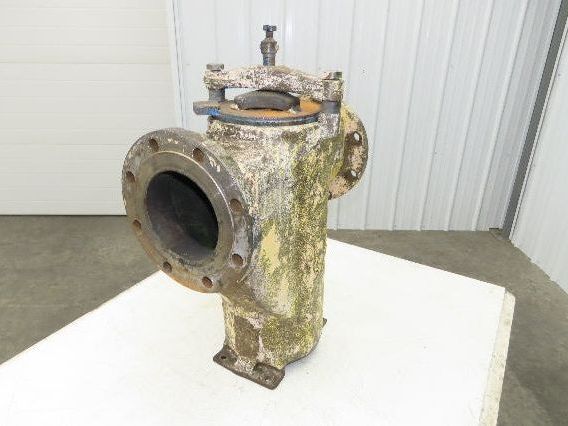 Hayward Model 72 Simplex 6" Inline Basket Strainer Cast Iron Flanged -No Basket