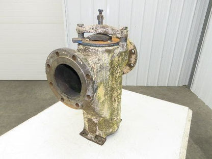 Hayward Model 72 Simplex 6" Inline Basket Strainer Cast Iron Flanged -No Basket