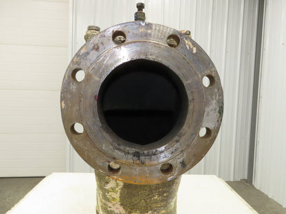 Hayward Model 72 Simplex 6" Inline Basket Strainer Cast Iron Flanged -No Basket