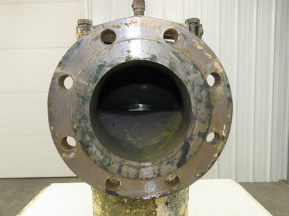 Hayward Model 72 Simplex 6" Inline Basket Strainer Cast Iron Flanged -No Basket