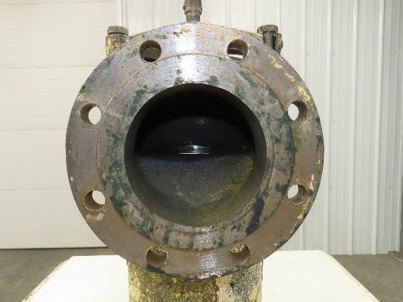 Hayward Model 72 Simplex 6" Inline Basket Strainer Cast Iron Flanged -No Basket