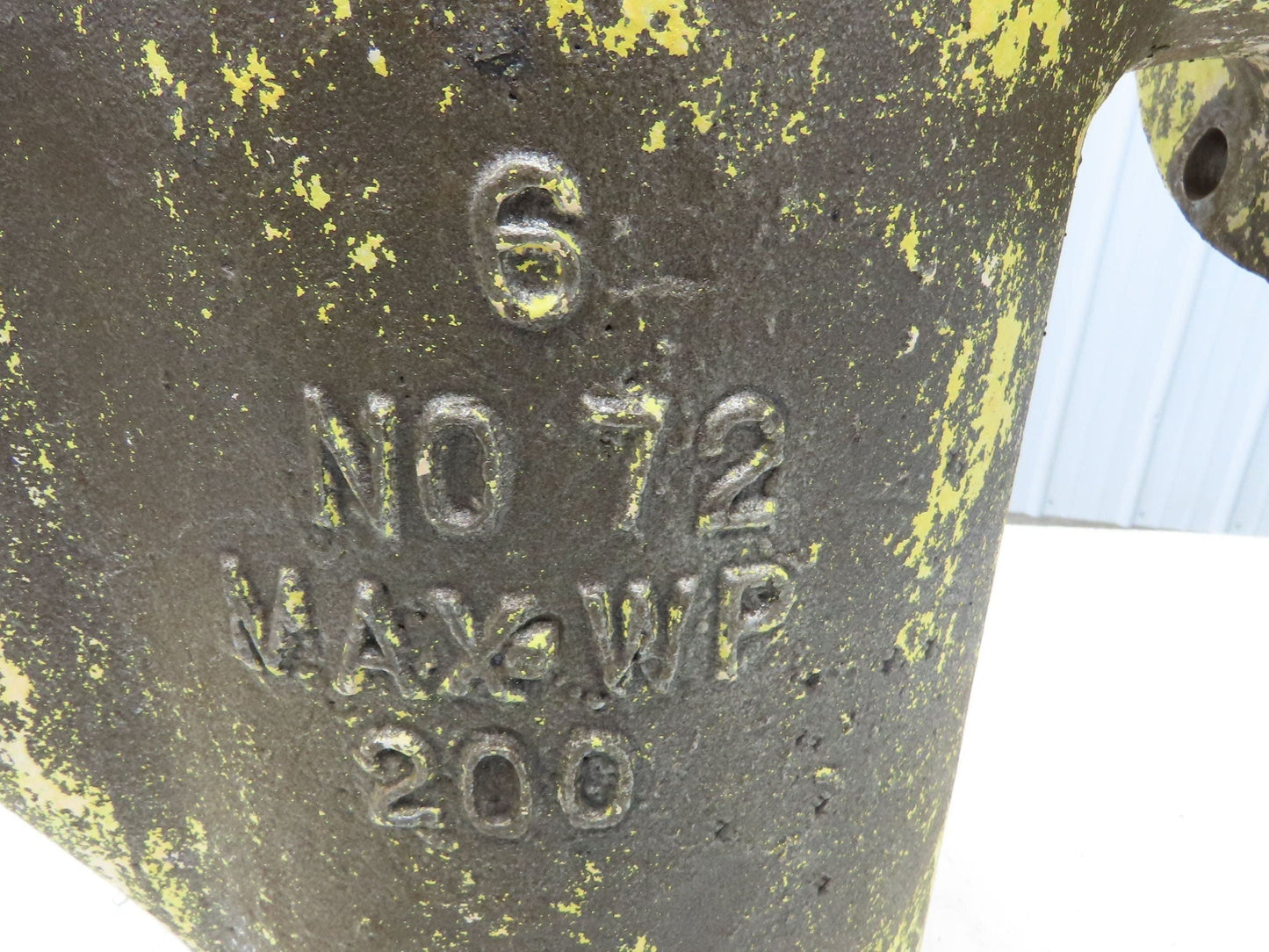 Hayward Model 72 Simplex 6" Inline Basket Strainer Cast Iron Flanged -No Basket