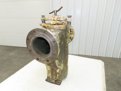 Hayward Model 72 Simplex 6" Inline Basket Strainer Cast Iron Flanged -No Basket