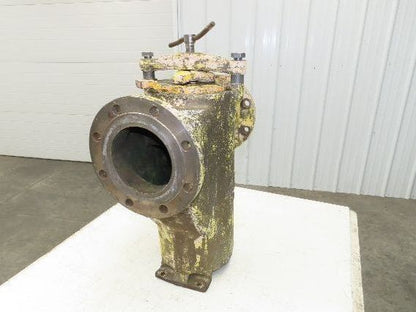 Hayward Model 72 Simplex 6" Inline Basket Strainer Cast Iron Flanged -No Basket