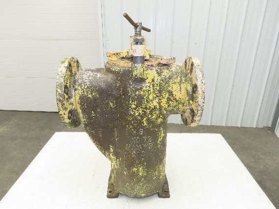 Hayward Model 72 Simplex 6" Inline Basket Strainer Cast Iron Flanged -No Basket