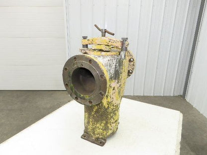 Hayward Model 72 Simplex 6" Inline Basket Strainer Cast Iron Flanged -No Basket