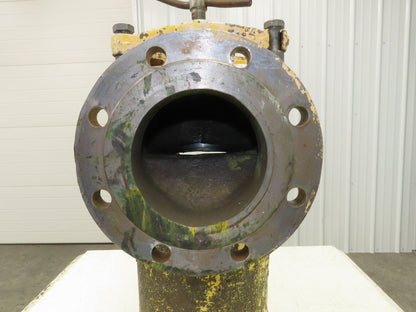 Hayward Model 72 Simplex 6" Inline Basket Strainer Cast Iron Flanged -No Basket