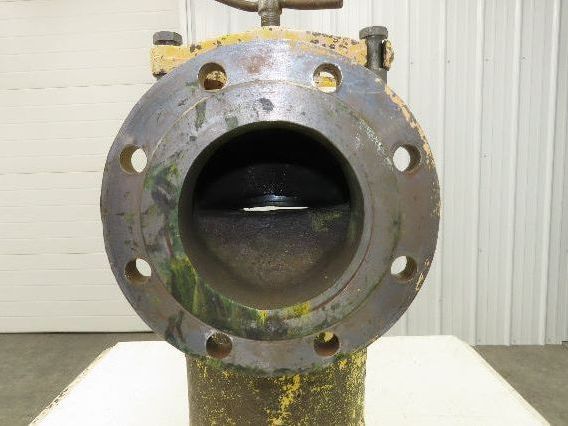 Hayward Model 72 Simplex 6" Inline Basket Strainer Cast Iron Flanged -No Basket