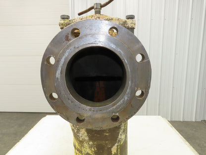 Hayward Model 72 Simplex 6" Inline Basket Strainer Cast Iron Flanged -No Basket