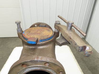 Hayward Model 72 Simplex 6" Inline Basket Strainer Cast Iron 200psi Flanged