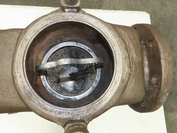 Hayward Model 72 Simplex 6" Inline Basket Strainer Cast Iron 200psi Flanged