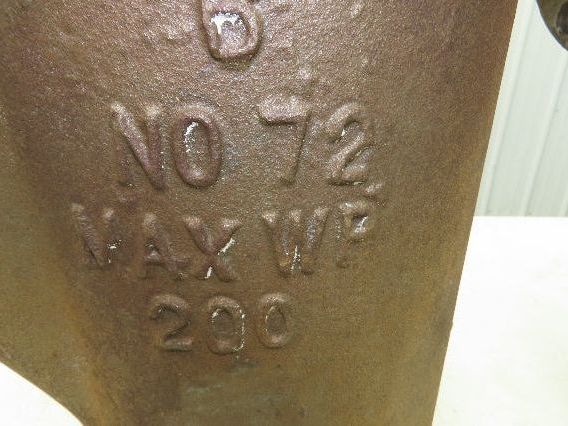 Hayward Model 72 Simplex 6" Inline Basket Strainer Cast Iron 200psi Flanged