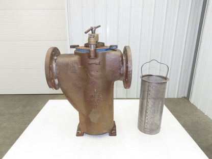 Hayward Model 72 Simplex 6" Inline Basket Strainer Cast Iron 200psi Flanged