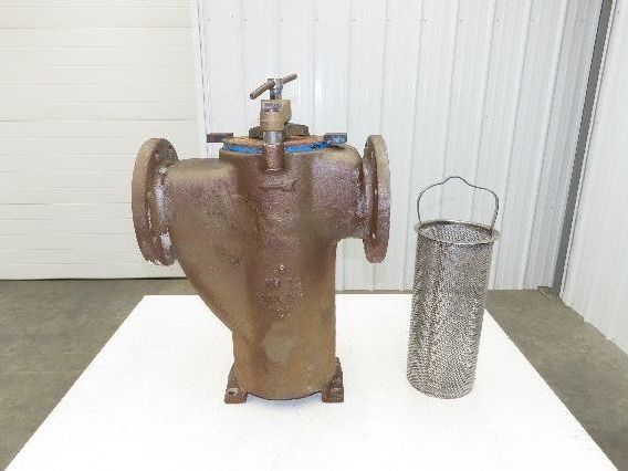 Hayward Model 72 Simplex 6" Inline Basket Strainer Cast Iron 200psi Flanged