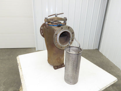 Hayward Model 72 Simplex 6" Inline Basket Strainer Cast Iron 200psi Flanged