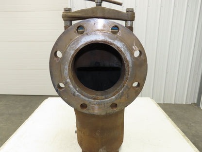 Hayward Model 72 Simplex 6" Inline Basket Strainer Cast Iron 200psi Flanged