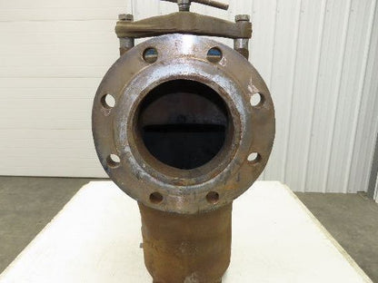 Hayward Model 72 Simplex 6" Inline Basket Strainer Cast Iron 200psi Flanged