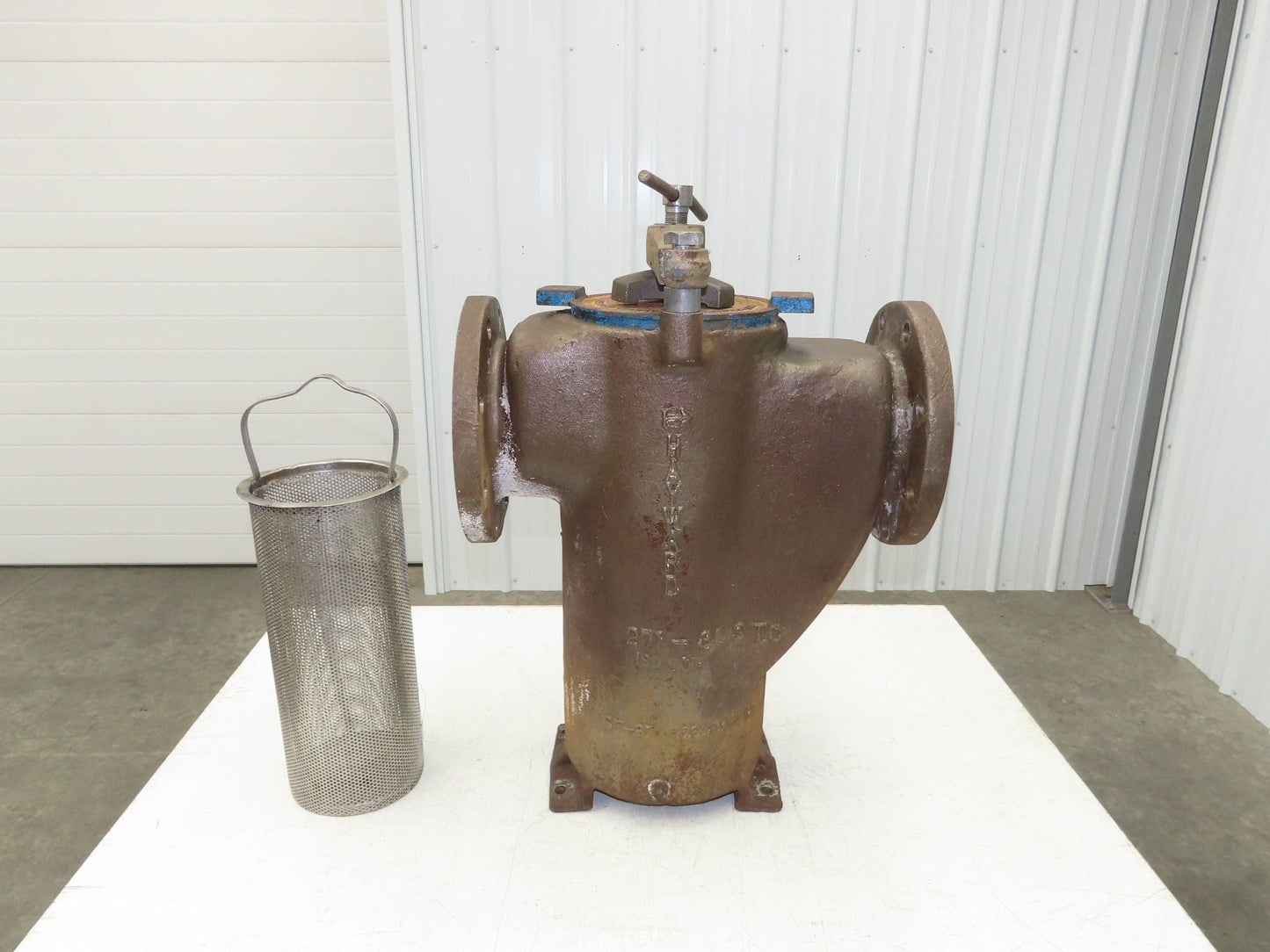 Hayward Model 72 Simplex 6" Inline Basket Strainer Cast Iron 200psi Flanged