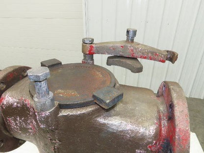 Hayward Model 72 Simplex 6" Inline Basket Strainer Cast Iron 200psi Flanged