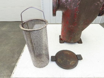 Hayward Model 72 Simplex 6" Inline Basket Strainer Cast Iron 200psi Flanged