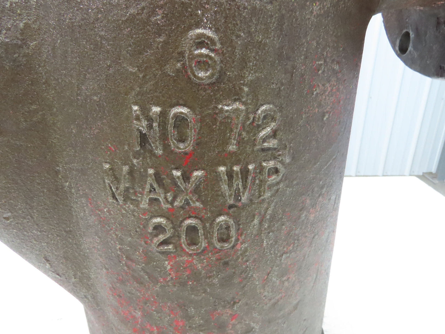 Hayward Model 72 Simplex 6" Inline Basket Strainer Cast Iron 200psi Flanged