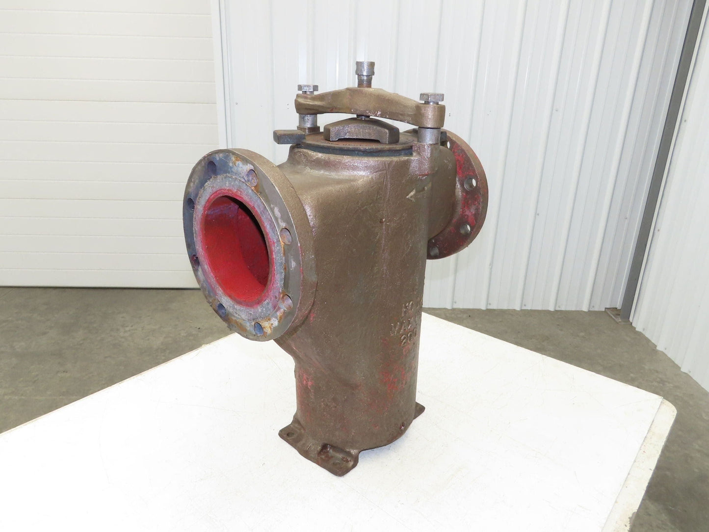 Hayward Model 72 Simplex 6" Inline Basket Strainer Cast Iron 200psi Flanged