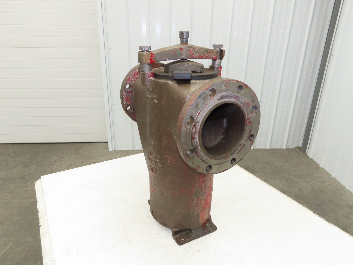 Hayward Model 72 Simplex 6" Inline Basket Strainer Cast Iron 200psi Flanged