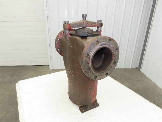 Hayward Model 72 Simplex 6" Inline Basket Strainer Cast Iron 200psi Flanged